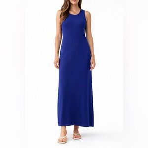 Sleeveless Royal Blue Maxi Dress - Classic Tank Style